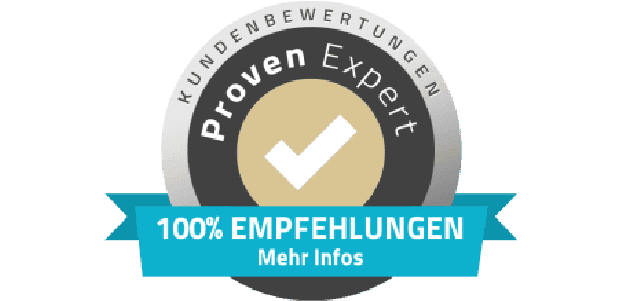 100% Empfehlungen